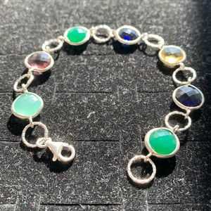 Silver Natural Stones Bracelets